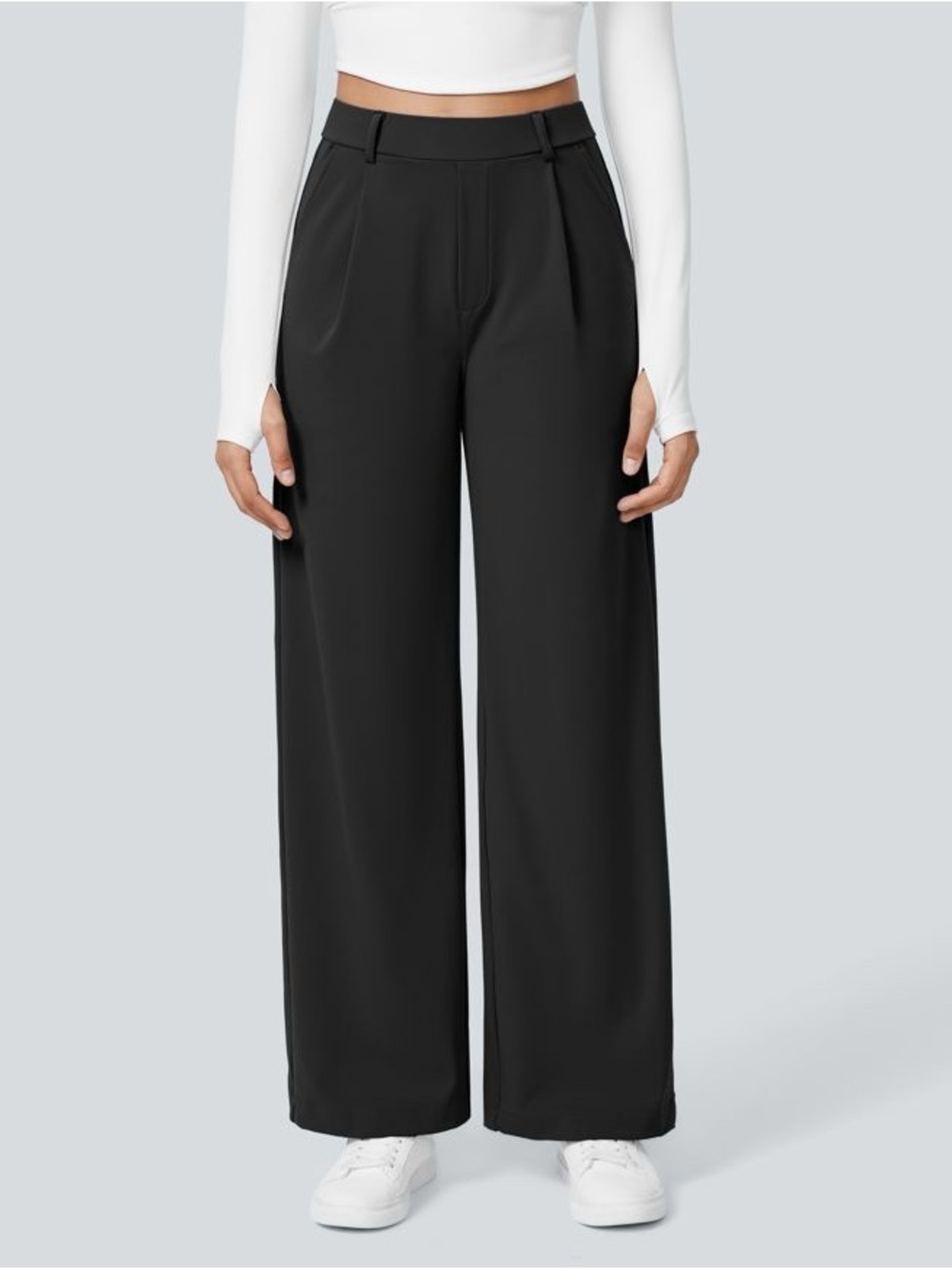 Halara Flex™️ DayStretch High Waisted Pocket Straight Leg Work Pants